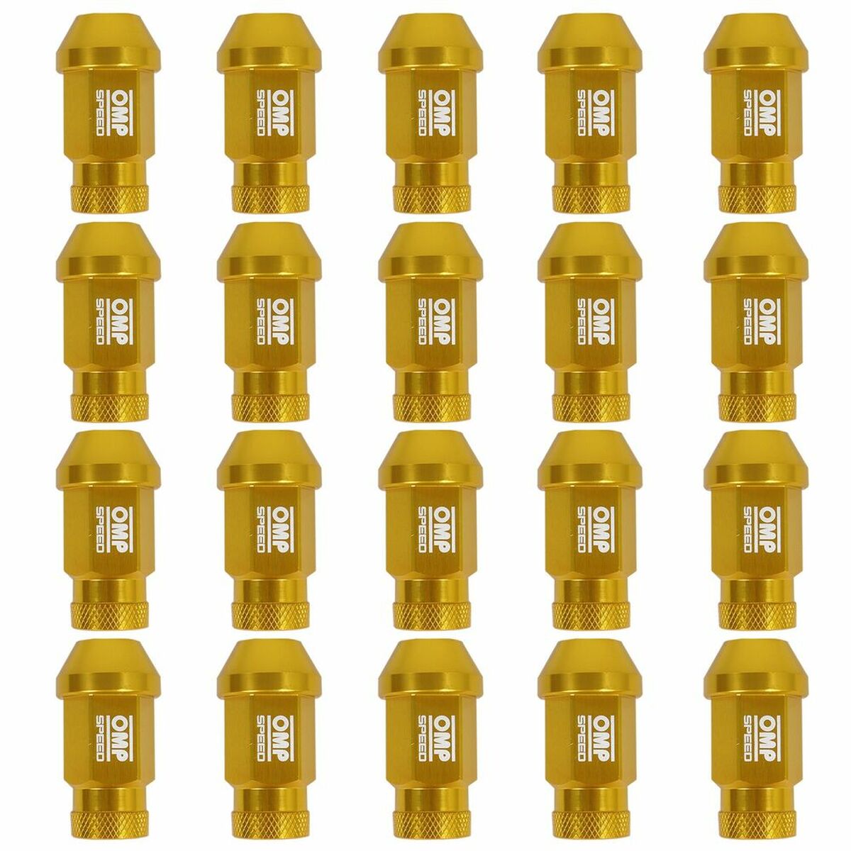 Set Piulițe OMP Aur 40 mm 20 uds M12 x 1,50