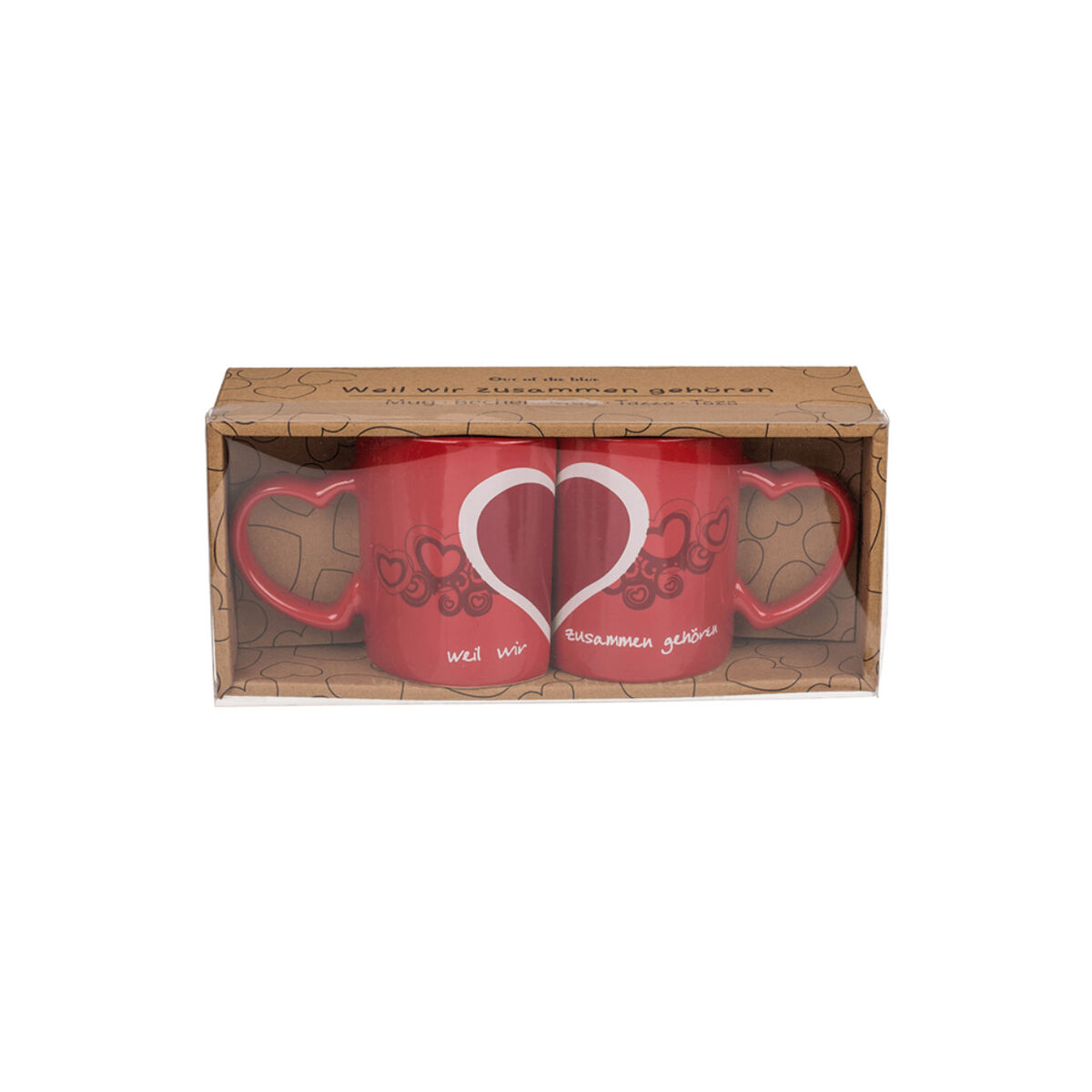 Set de Cești Out of the Blue Roșu (2 Unități)