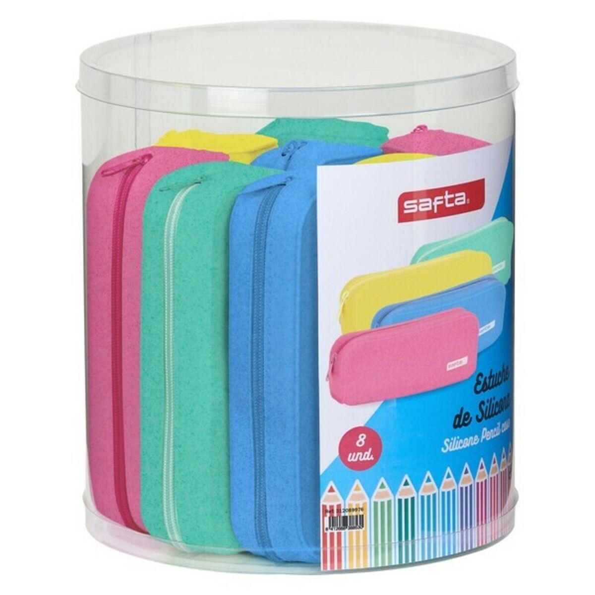 Geantă Universală Safta Glitter Pătrat (8 Piese)