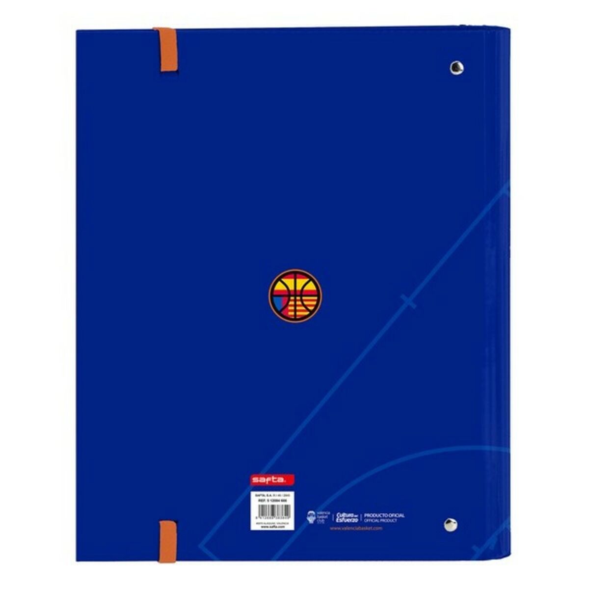 Biblioraft Valencia Basket M666 Albastru Portocaliu (27 x 32 x 3.5 cm)