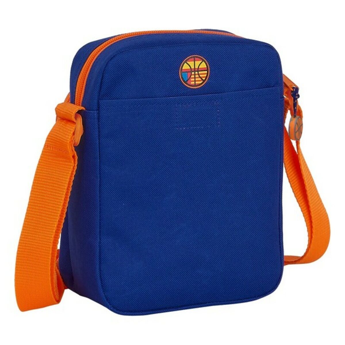 Geantă de Umăr Valencia Basket M672 Albastru Portocaliu 16 x 22 x 6 cm