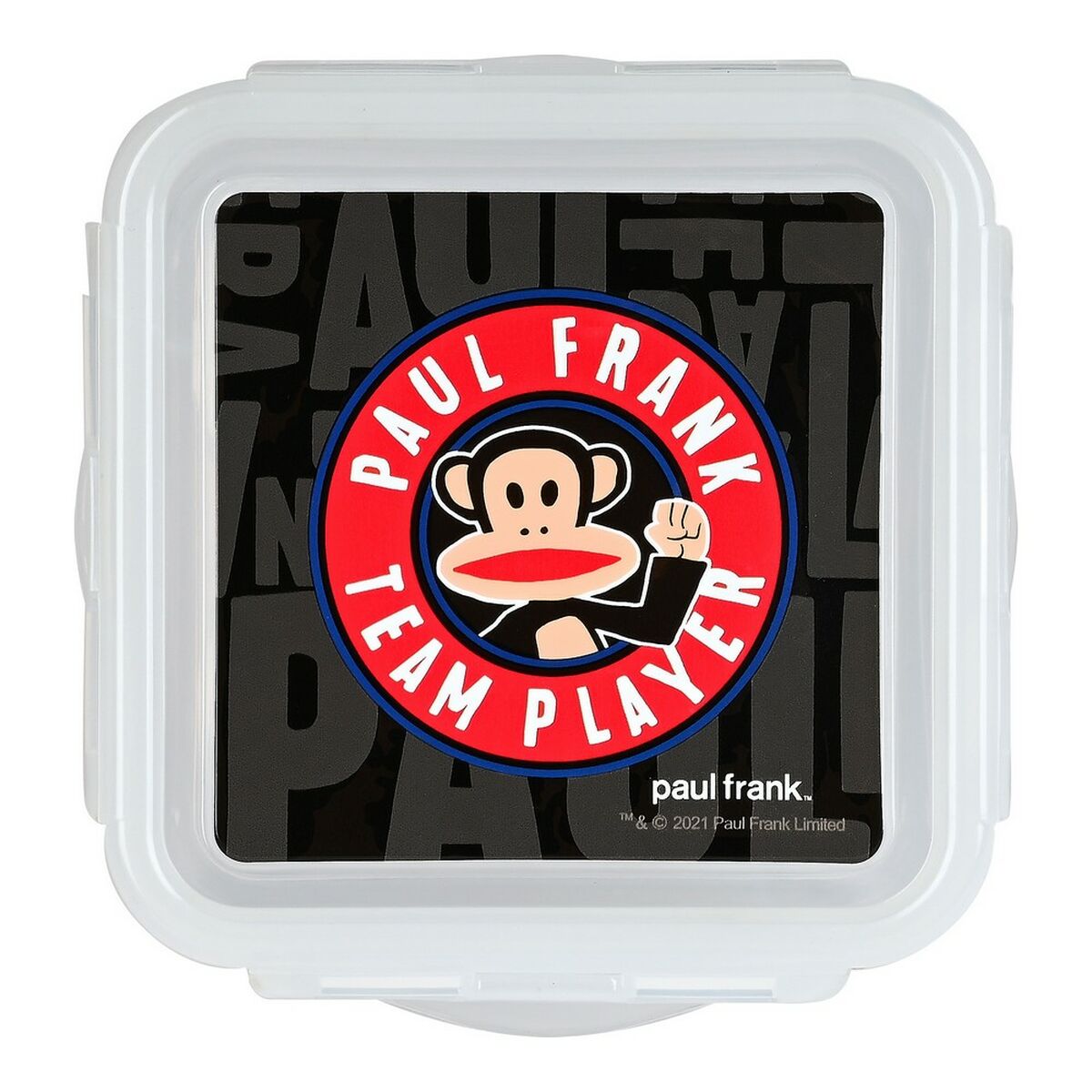 Cutie pentru Prânz Paul Frank Team player Poliuretan Negru (13 x 7.5 x 13 cm)