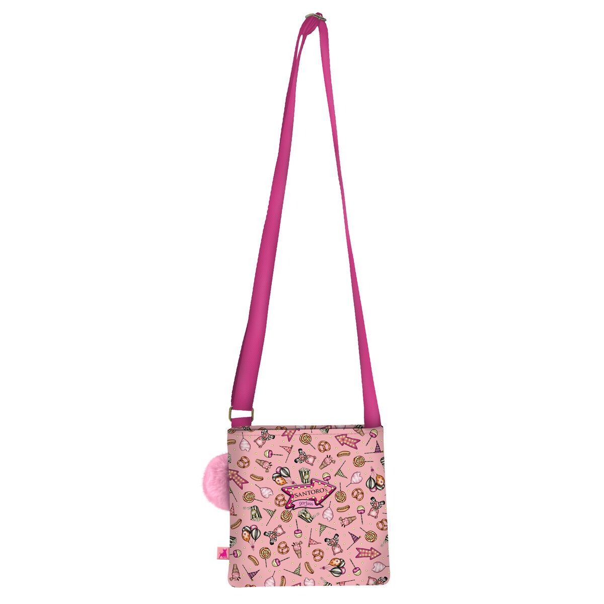 Geantă Bandulieră Gorjuss Carousel Somon (21 x 20 x 1.5 cm)