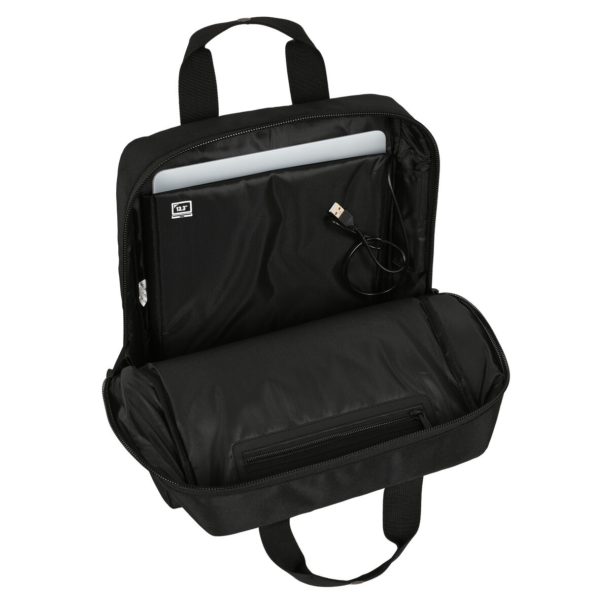 Rucsac pentru Laptop Mickey Mouse Clubhouse Negru 29 x 39 x 11 cm