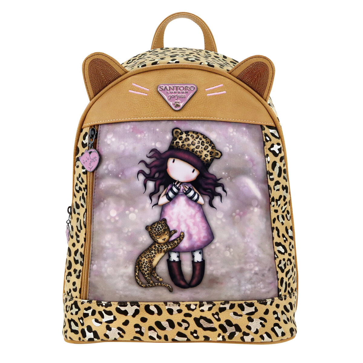 Rucsac Casual Gorjuss Leopard (25,5 x 31 x 10 cm)
