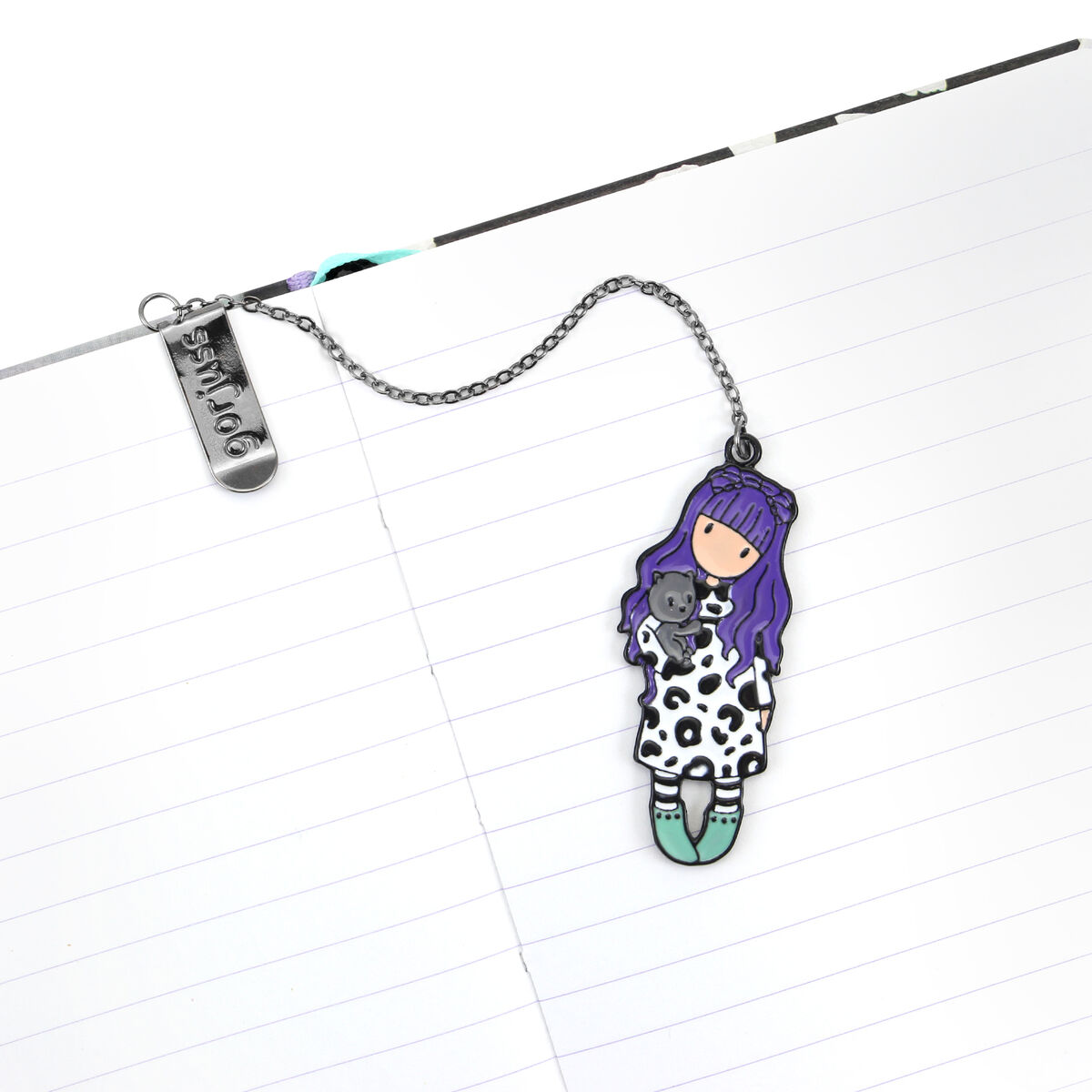 Set de Papetărie Gorjuss Smitten kitten Mov Negru Alb