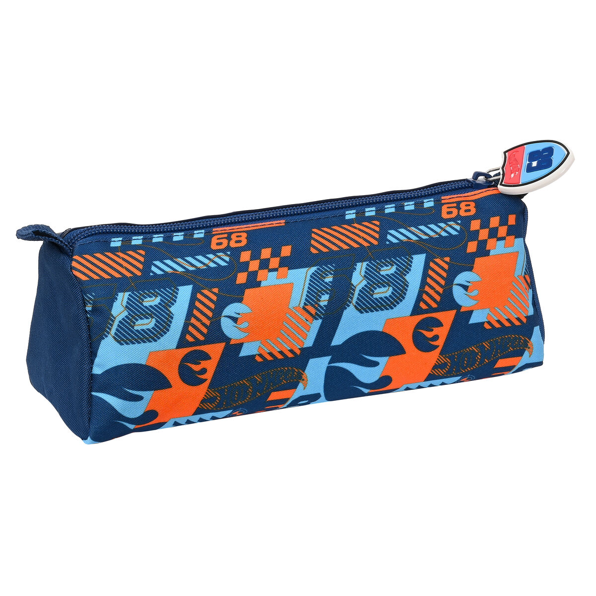 Penar Școlar Hot Wheels Speed club Portocaliu Bleumarin (21 x 8 x 7 cm)