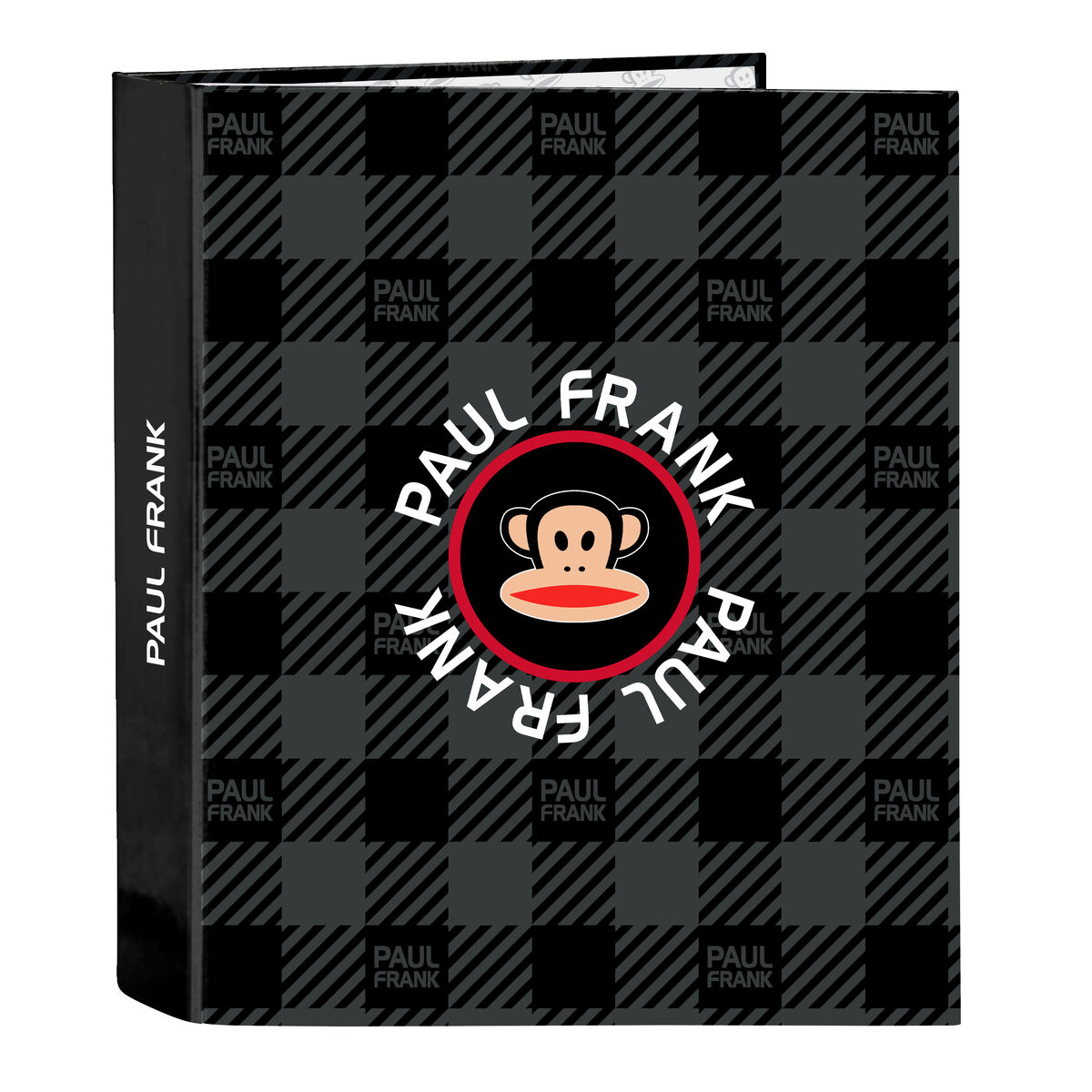 Biblioraft Paul Frank Campers Negru A4 (27 x 33 x 6 cm)
