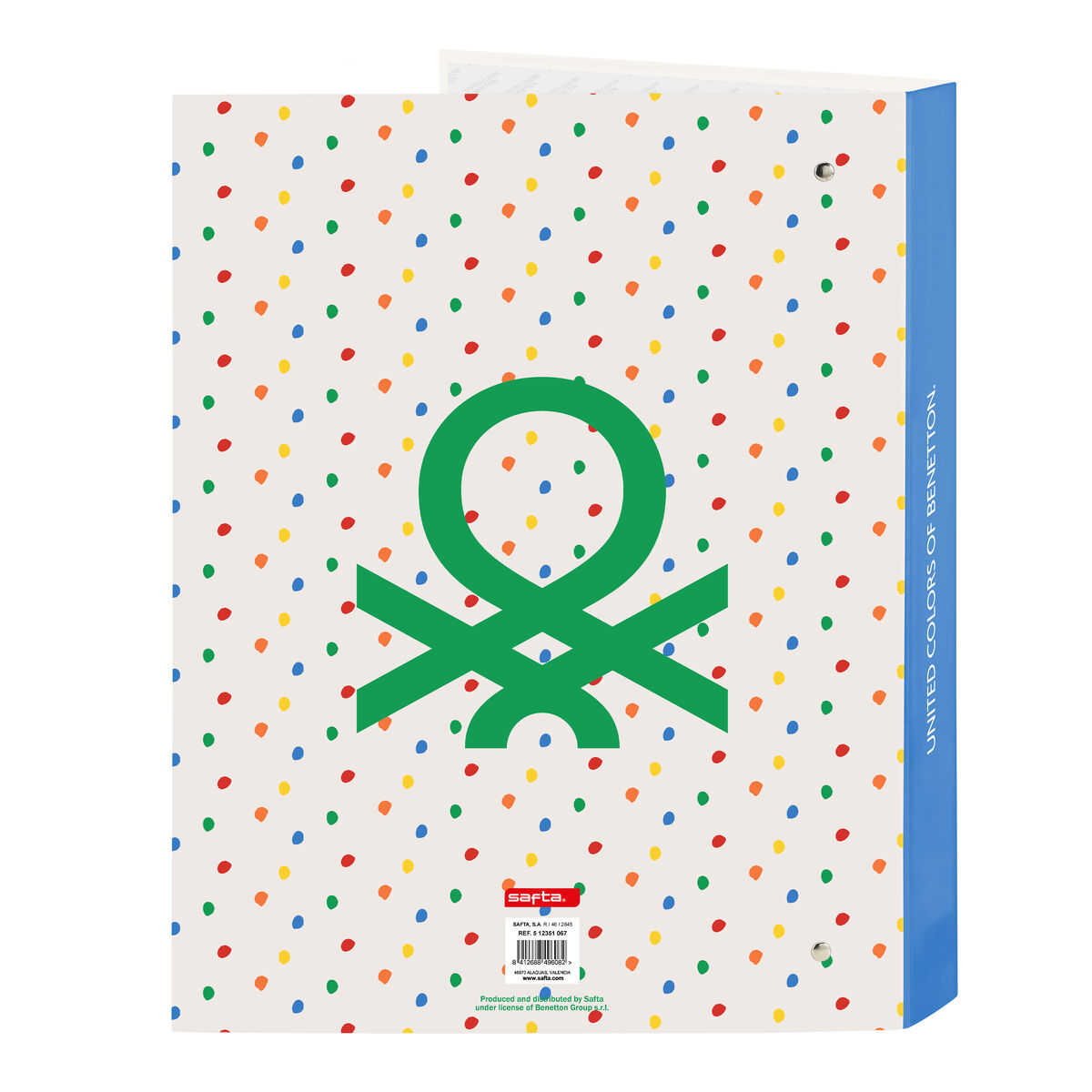 Biblioraft Benetton Topitos A4 (26.5 x 33 x 4 cm)