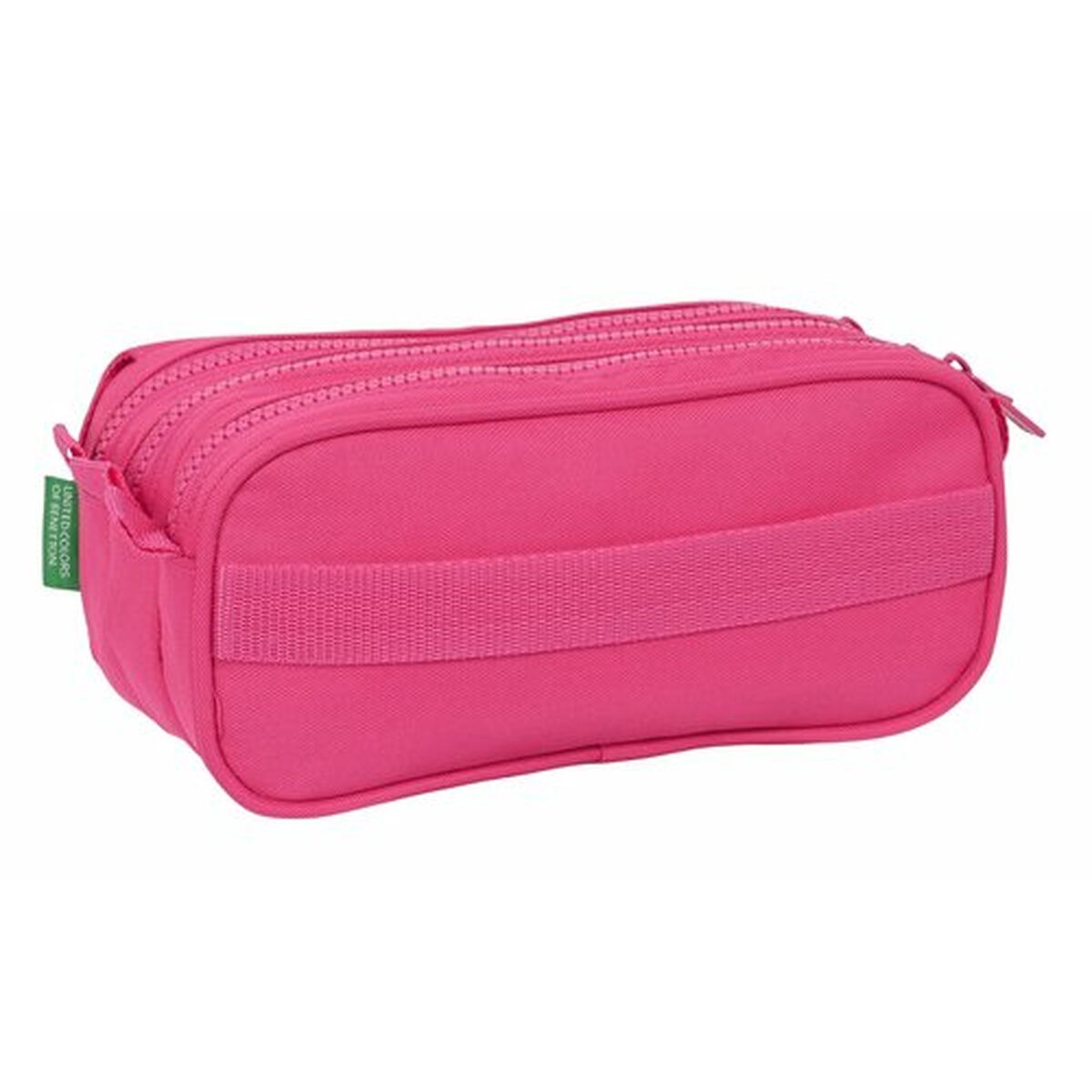 Penar triplu Benetton Raspberry 21,5 x 10 x 8 cm Fucsia