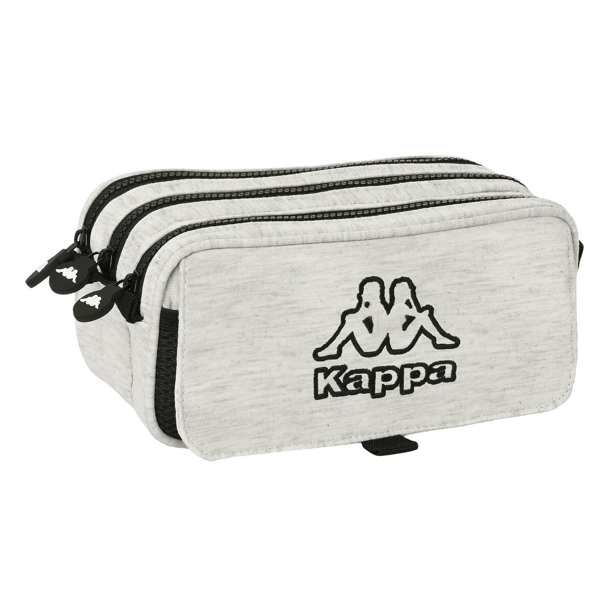 Penar triplu Kappa Grey knit Gri (21,5 x 10 x 8 cm)