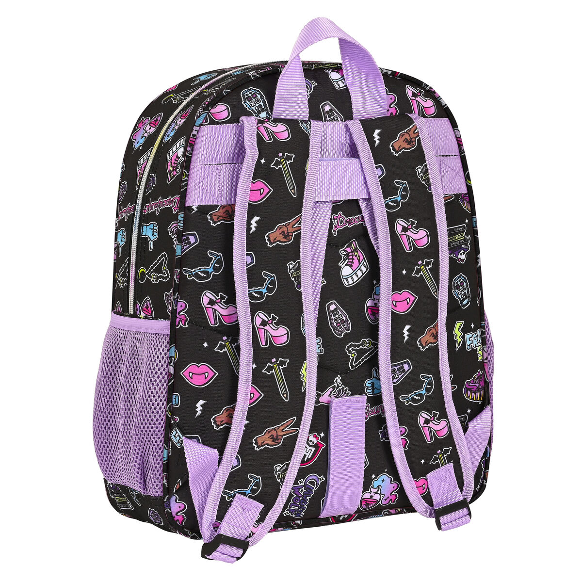Ghiozdan Monster High Creep Negru 32 x 38 x 12 cm