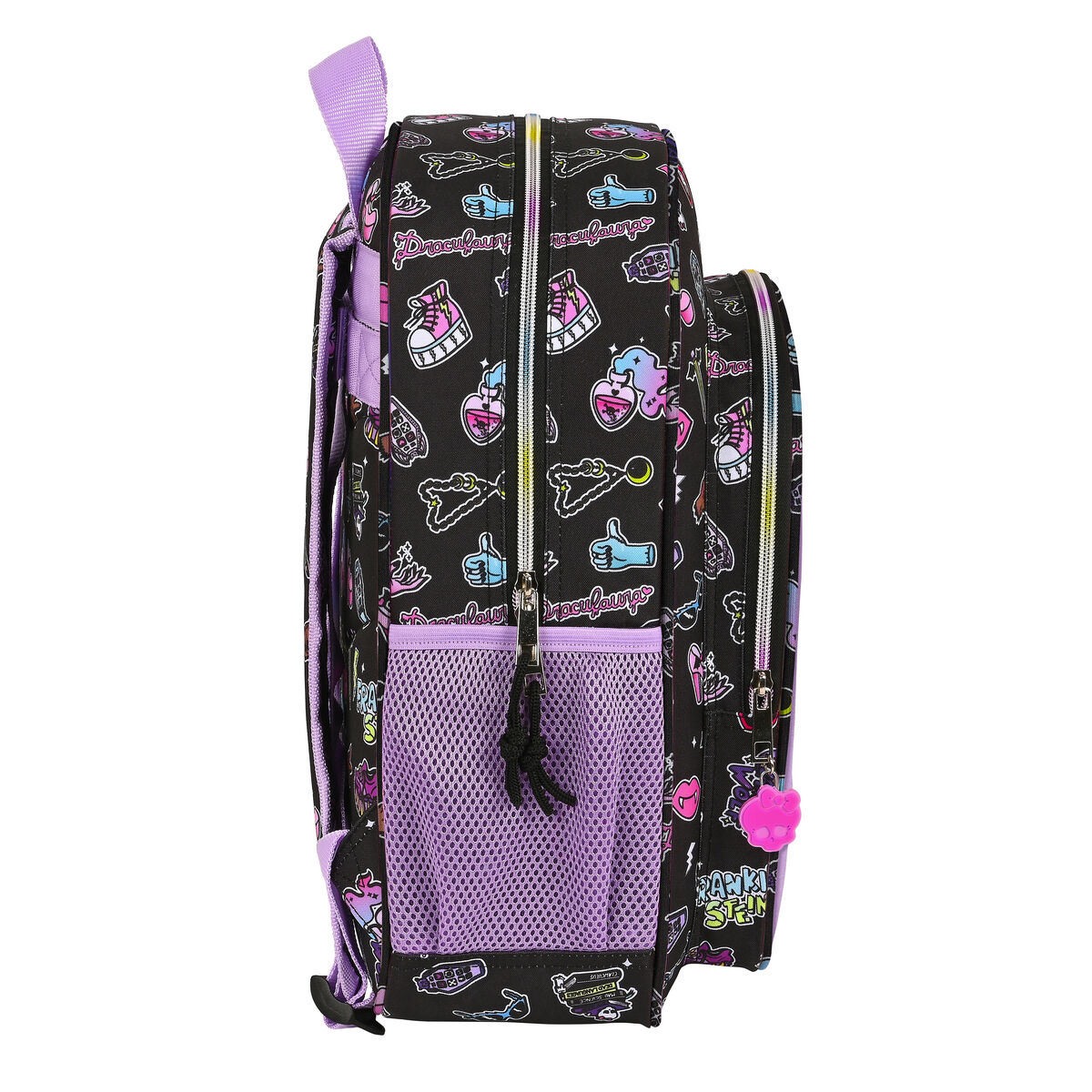 Ghiozdan Monster High Creep Negru 32 x 38 x 12 cm