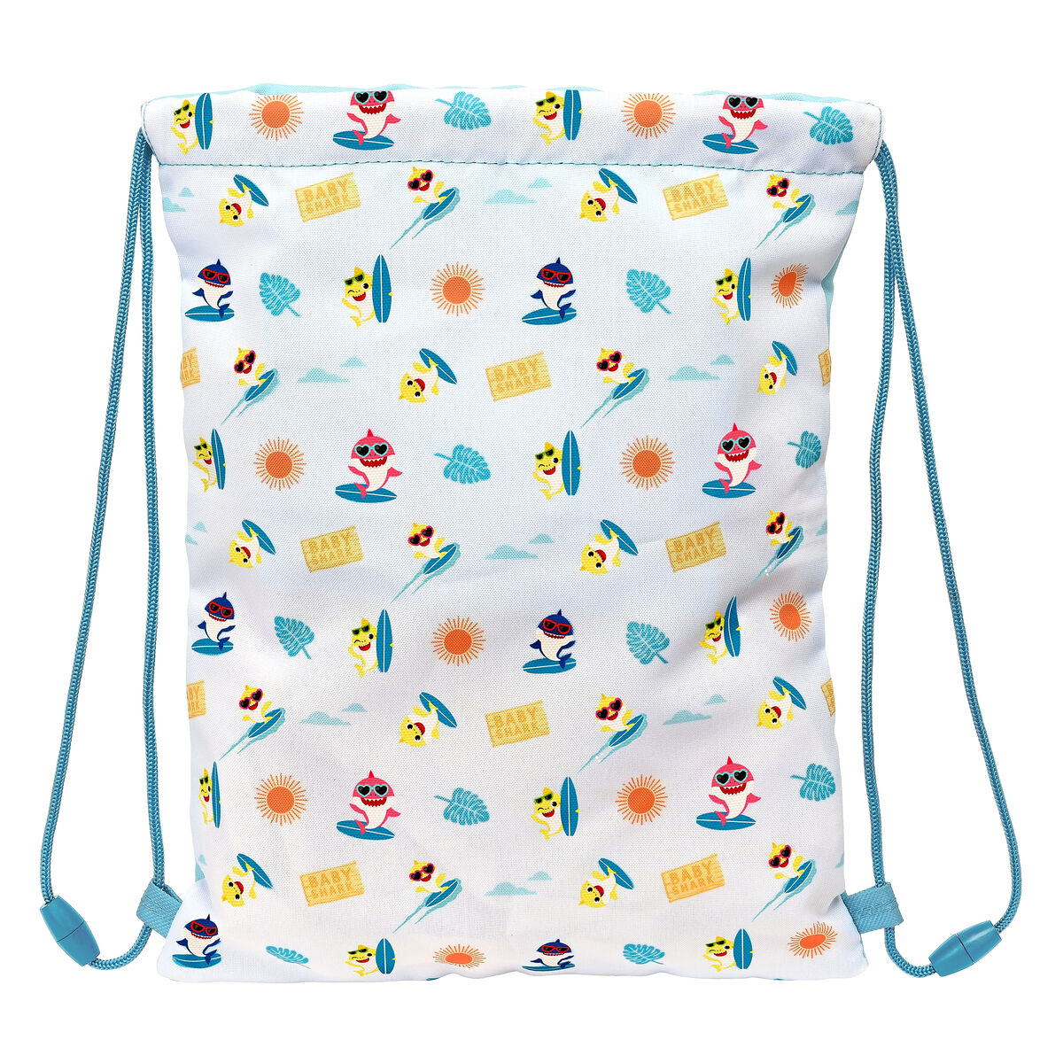 Geantă Rucsac cu Bretele Baby Shark Surfing Albastru Alb 26 x 34 x 1 cm