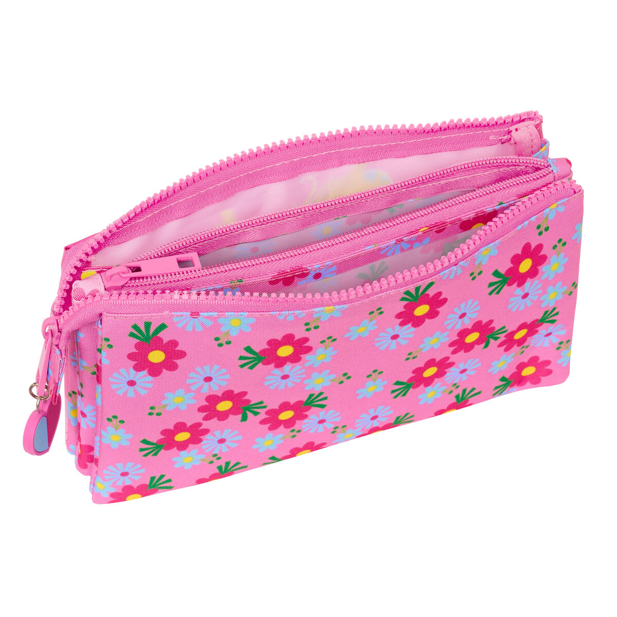 Penar triplu Trolls Roz 22 x 12 x 3 cm