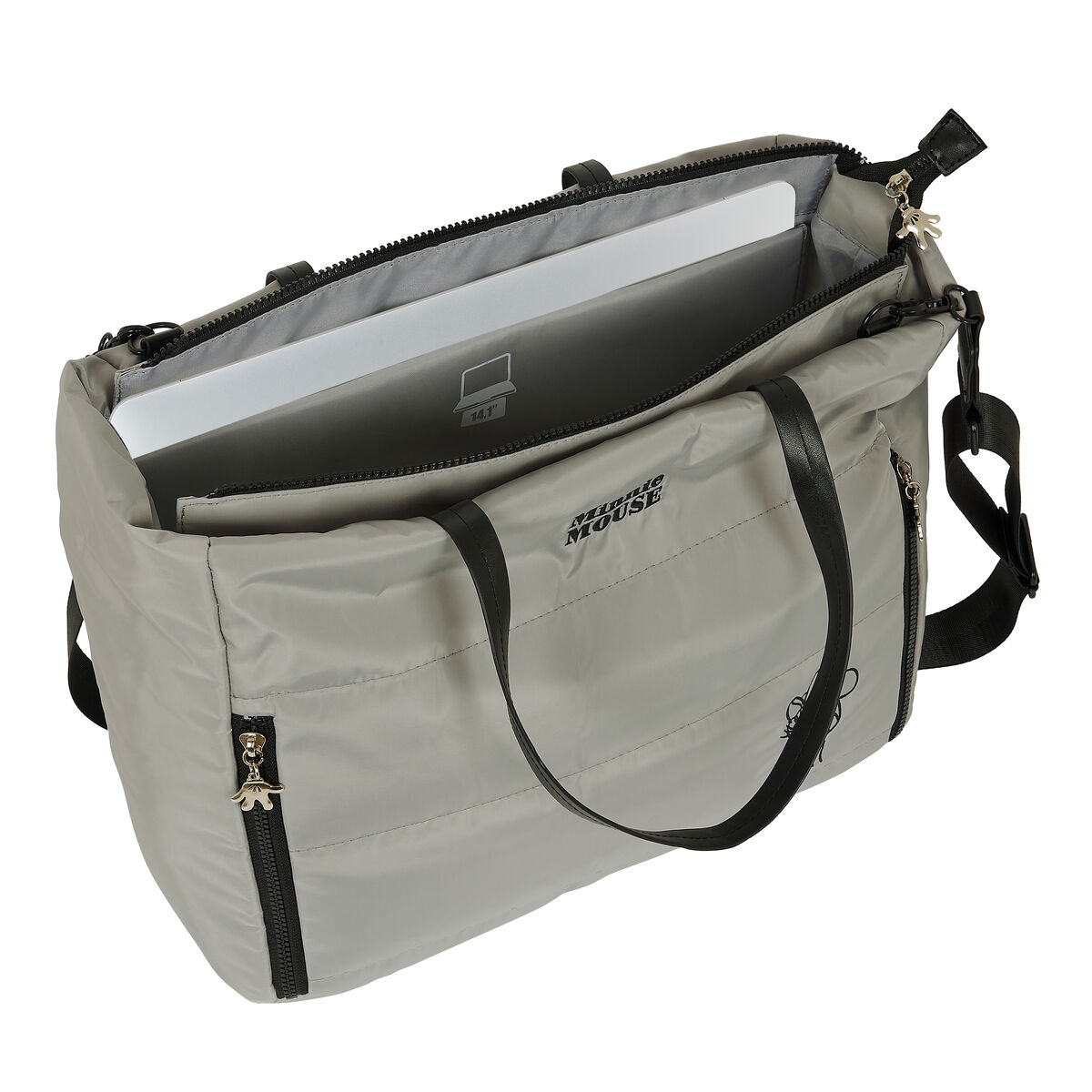 Geantă Minnie Mouse Teen Sand Căptușit Gri 40 x 31 x 17 cm