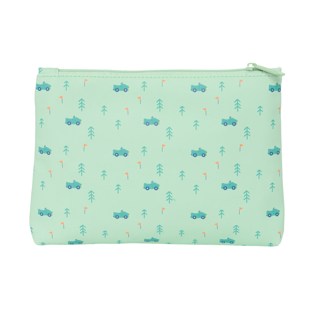 Penar Școlar Safta Coches Mașină Verde 23 x 16 x 3 cm