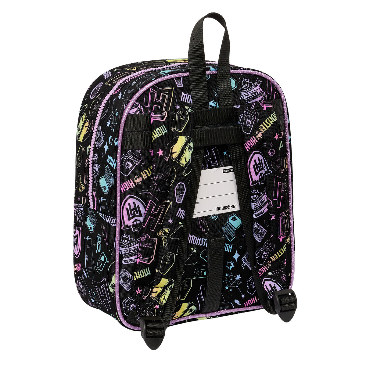 Rucsac pentru Copii Monster High Negru 22 x 27 x 10 cm
