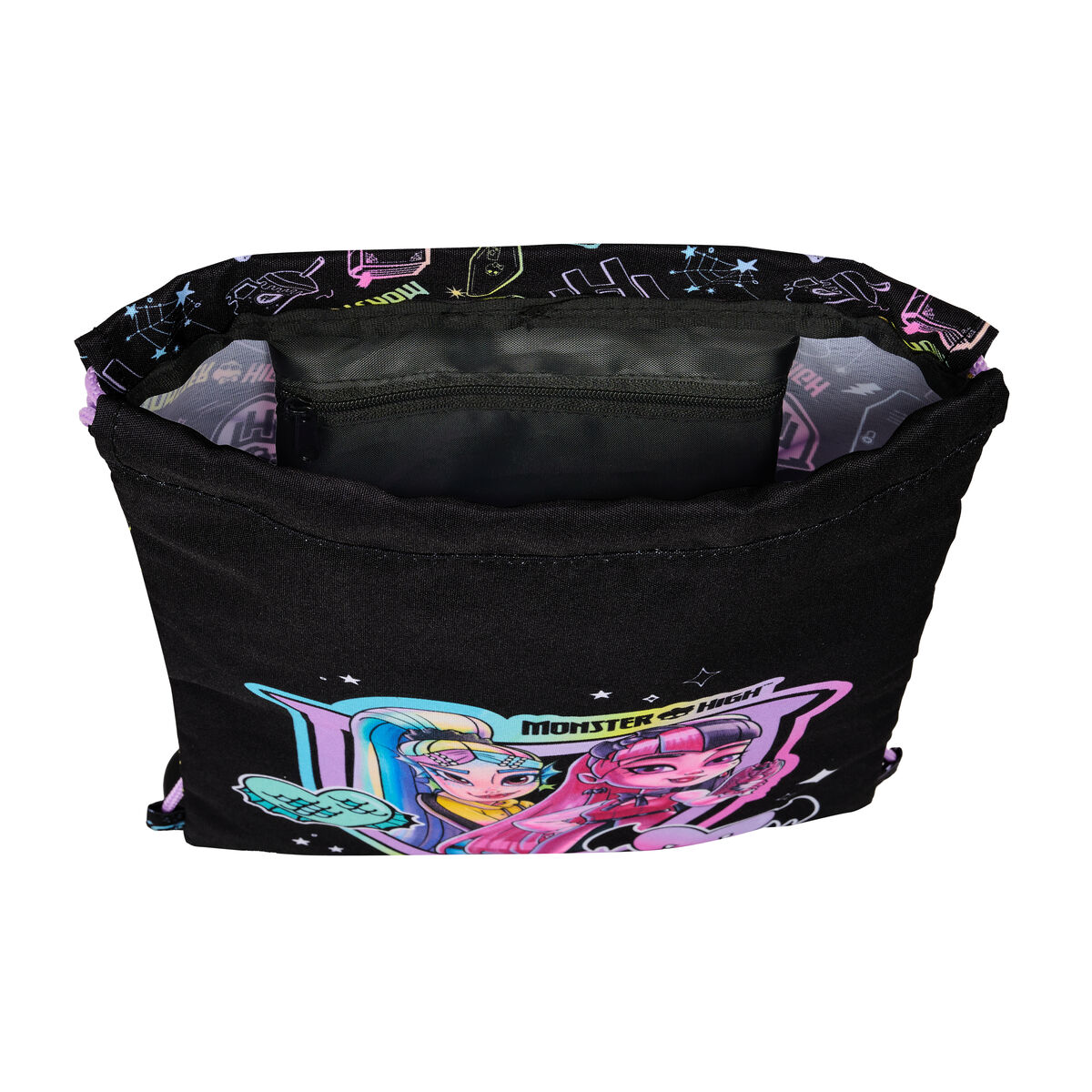 Geantă Rucsac cu Bretele Monster High Negru 26 x 34 x 1 cm