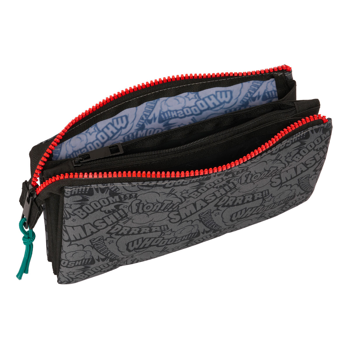 Penar Școlar My Hero Academia Negru 22 x 12 x 3 cm