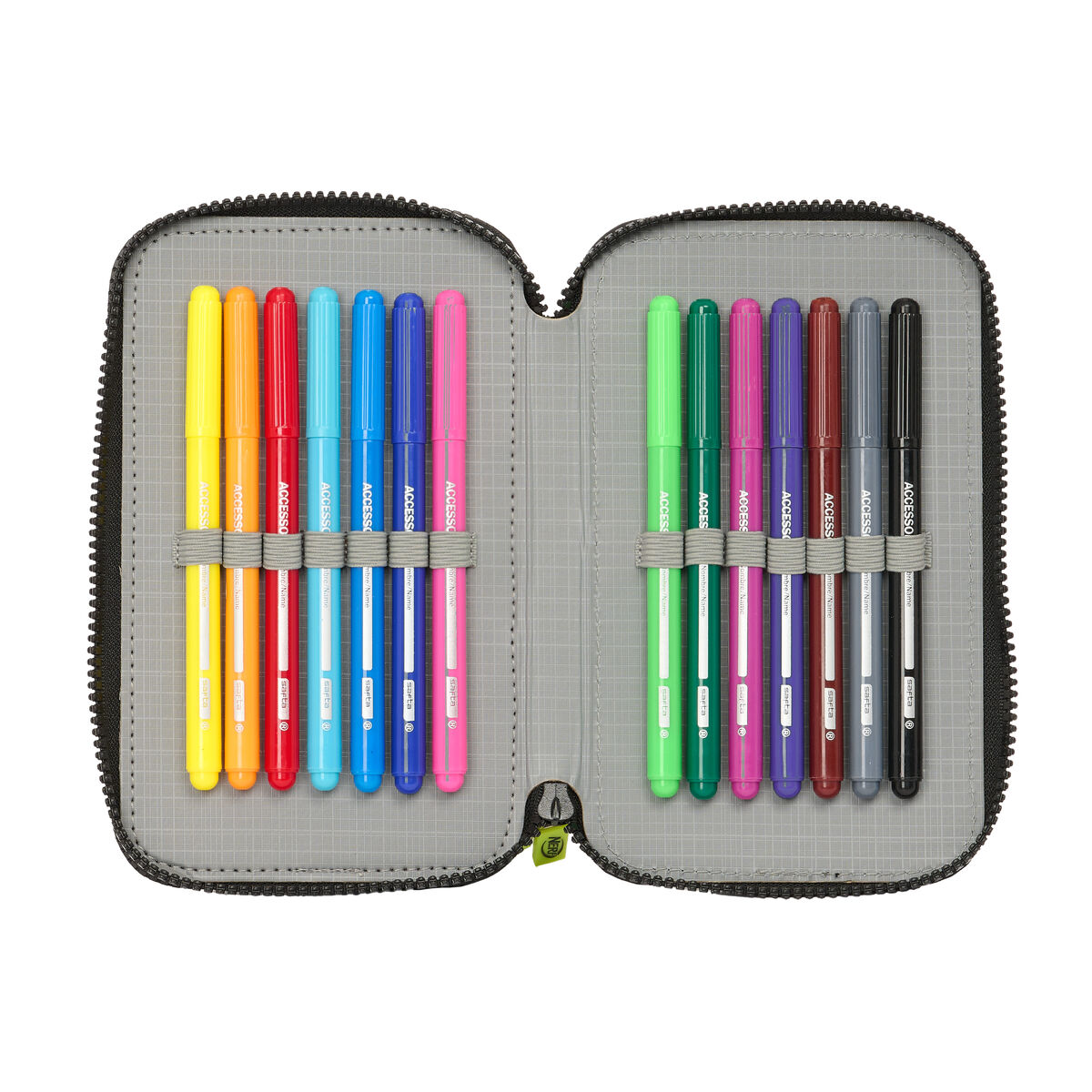 Creion dublu Nerf Get ready Negru 12.5 x 19.5 x 4 cm (28 Piese)