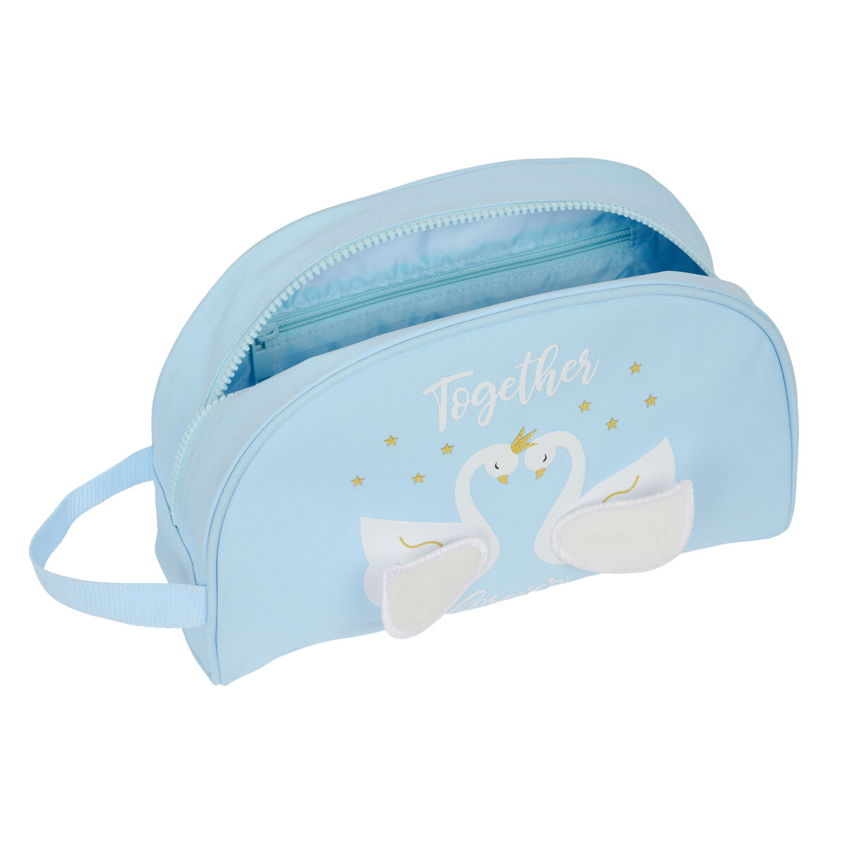 Trusă Școlară Glow Lab Cisnes Albastru deschis 28 x 18 x 10 cm