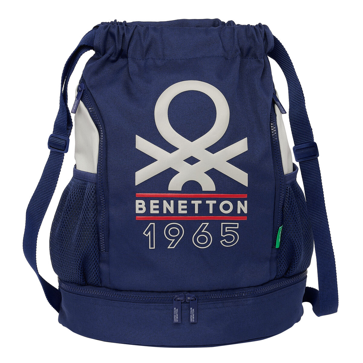 Geantă rucsac pentru copii Benetton Varsity Gri Bleumarin 35 x 40 x 1 cm