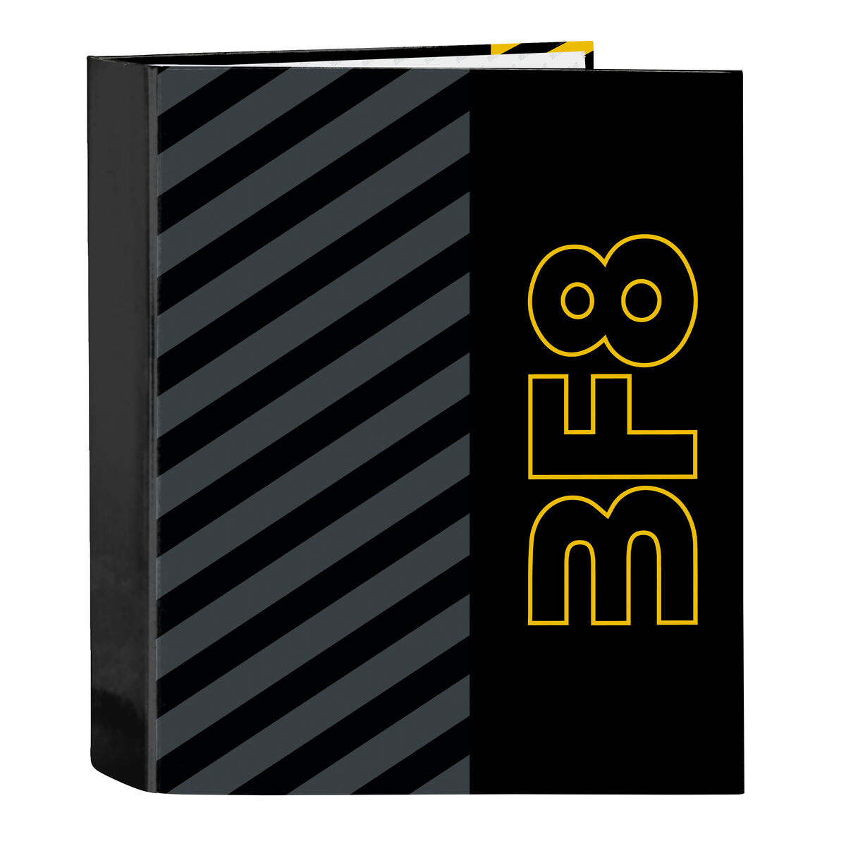 Biblioraft BlackFit8 Zone Negru A4 27 x 33 x 6 cm