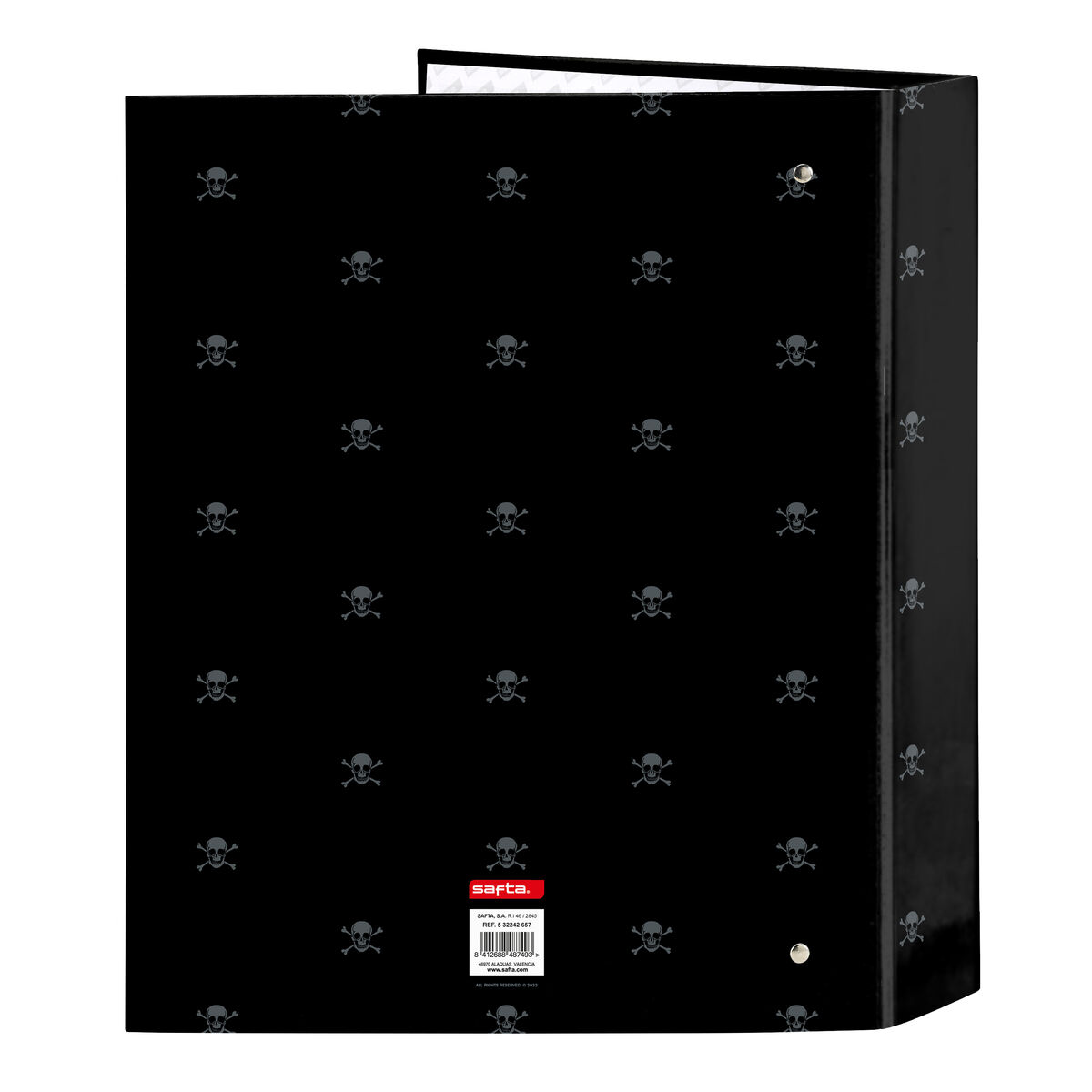 Biblioraft Safta California Negru A4 27 x 33 x 6 cm