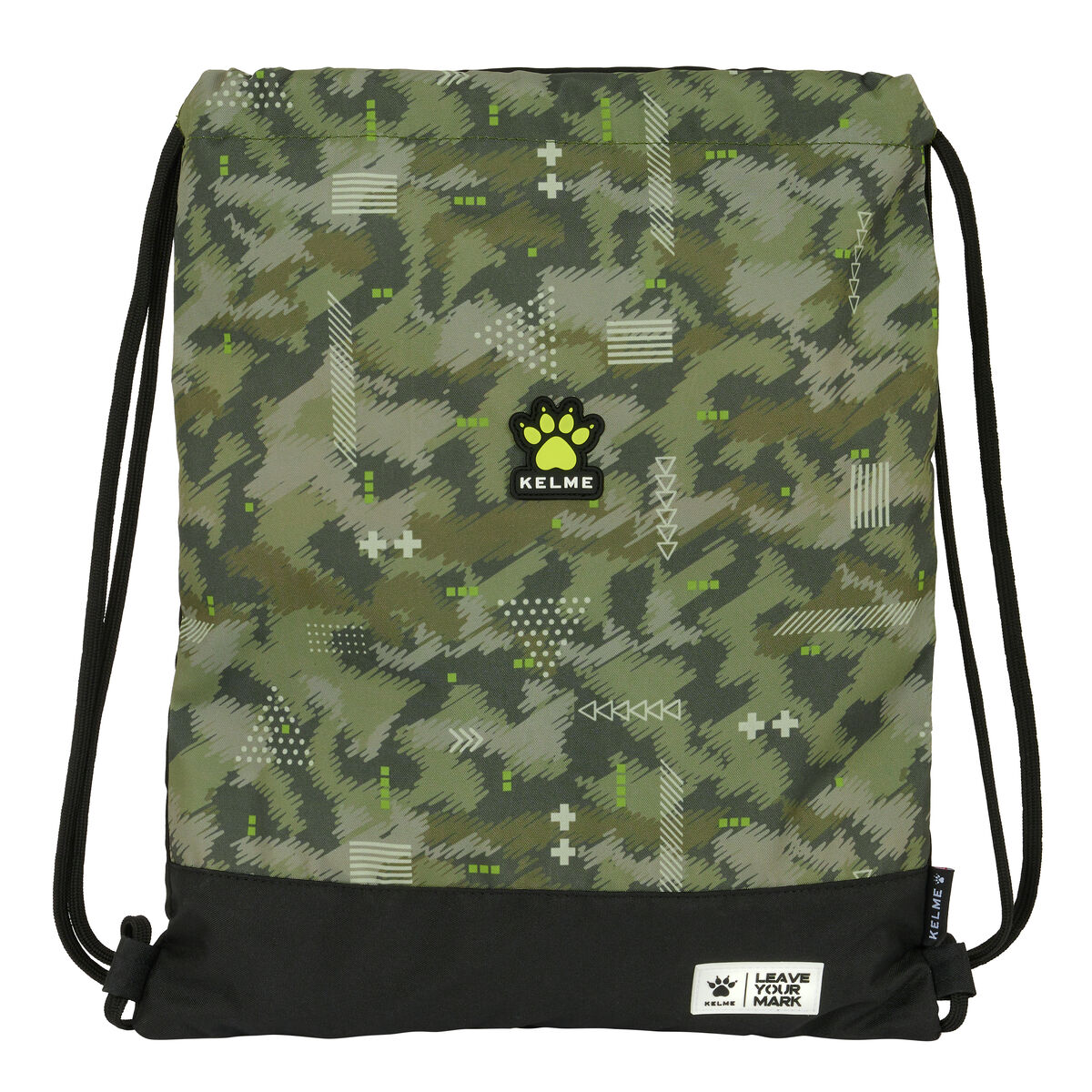 Geantă Rucsac cu Bretele Kelme Travel Negru Verde 35 x 40 x 1 cm
