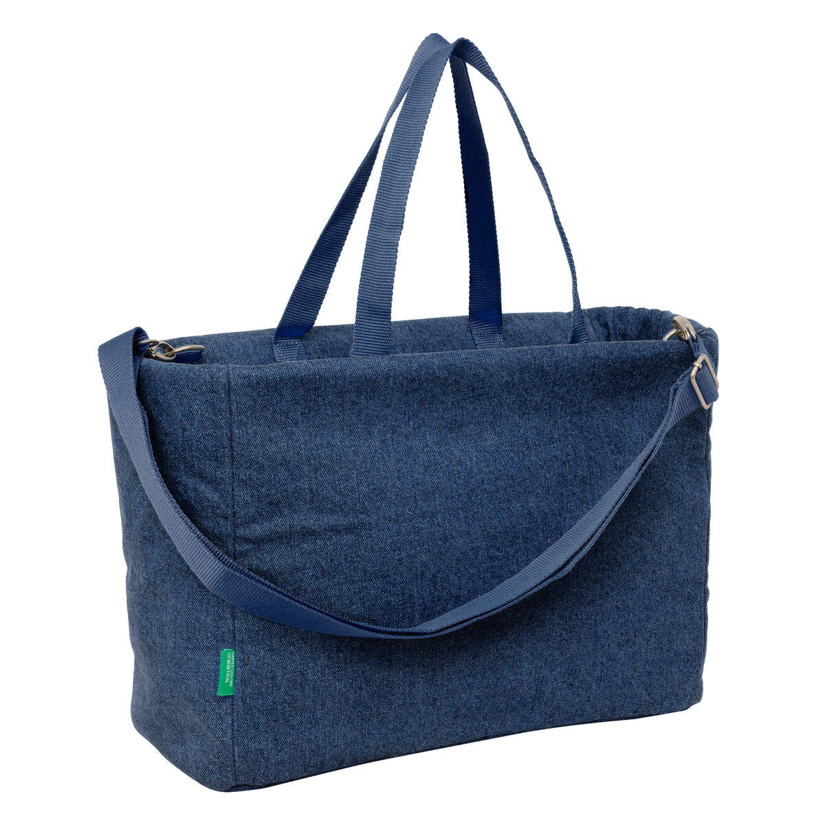 Geantă Benetton Denim Albastru 40 x 31 x 17 cm