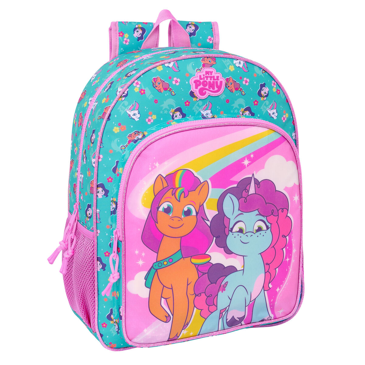 Ghiozdan My Little Pony Magic Roz Turquoise 33 x 42 x 14 cm