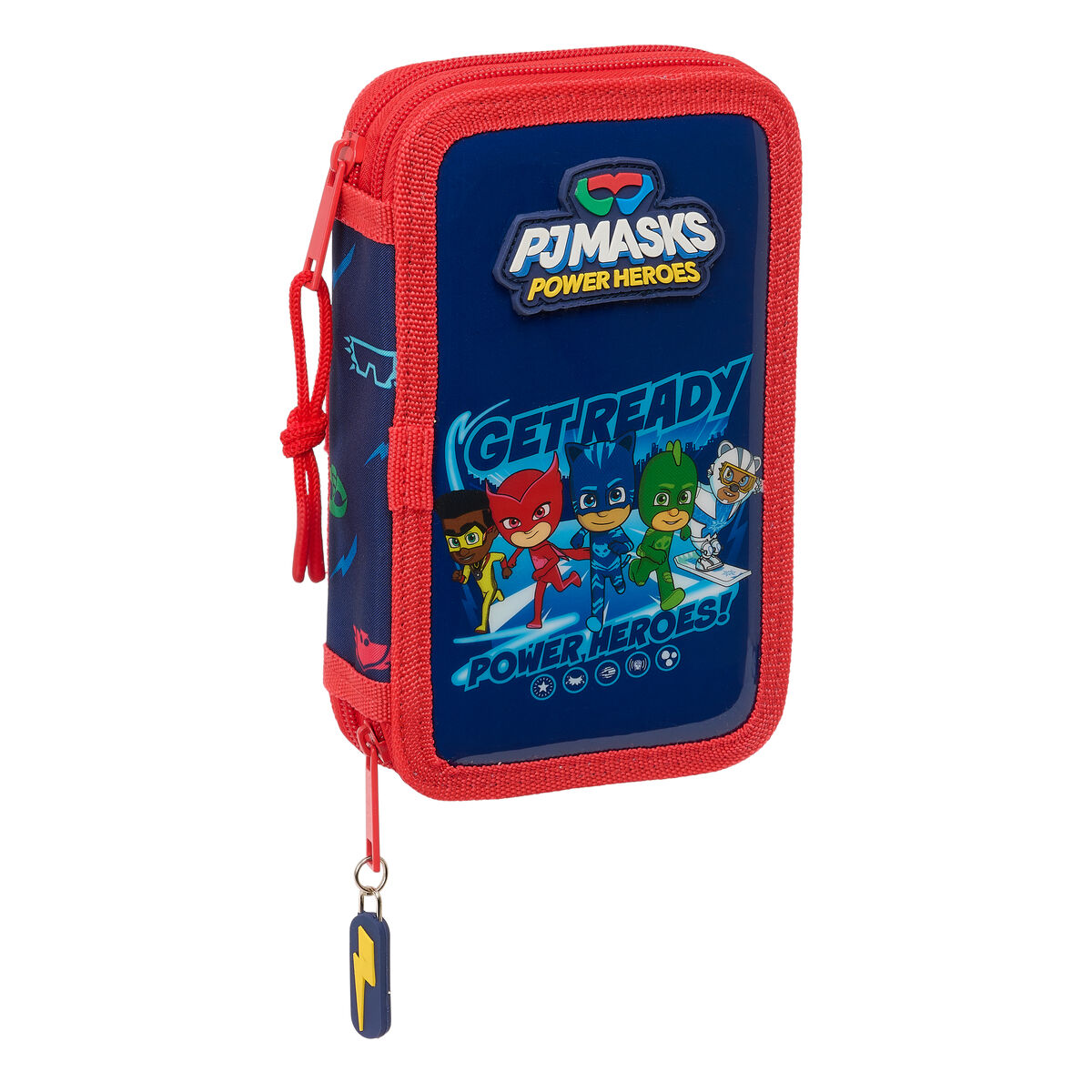 Penar Școlar PJ Masks Ready Bleumarin 12.5 x 19.5 x 4 cm 28 Piese