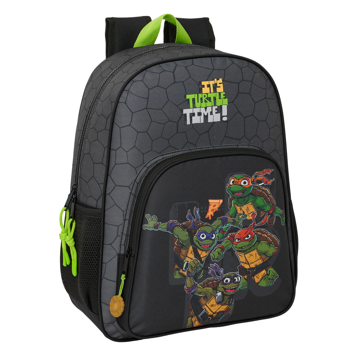 Ghiozdan Teenage Mutant Ninja Turtles Negru Gri 33 x 42 x 14 cm