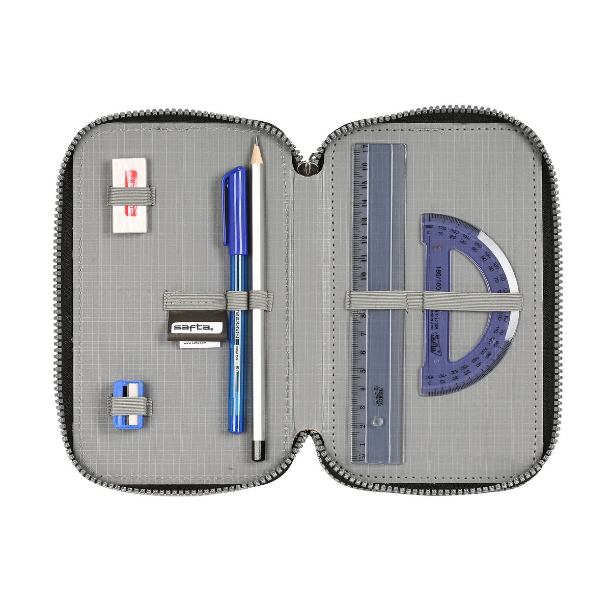 Penar cu Accesorii Safta Stone Negru 12.5 x 19.5 x 5.5 cm 36 Piese