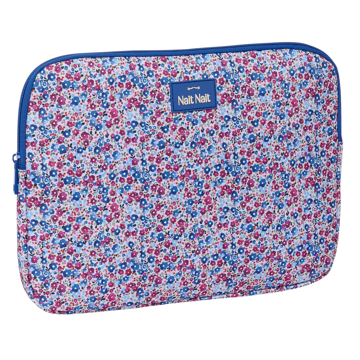 Husă pentru Laptop Nait Nait Flores coimbra azul Albastru 34 x 25 x 2 cm
