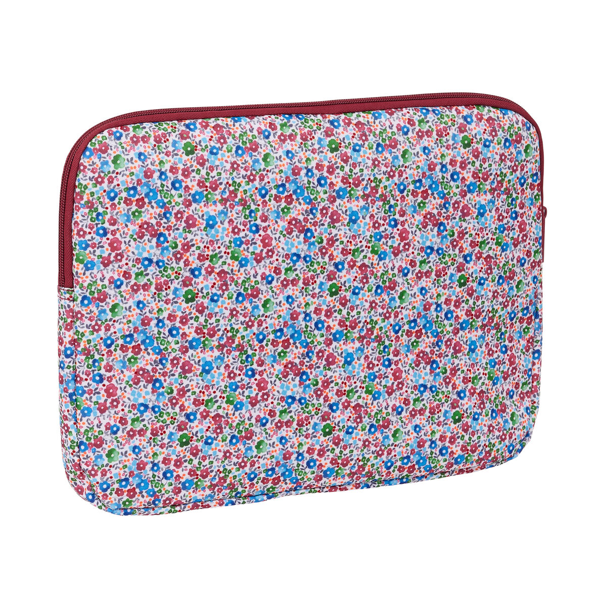 Husă pentru Laptop Nait Nait Flores coimbra burdeos Bordo 34 x 25 x 2 cm