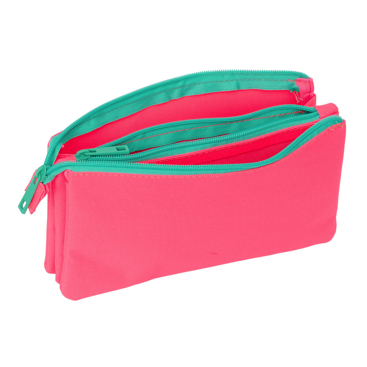 Penar triplu Nait Nait Rosa fluor Roz 22 x 12 x 3 cm