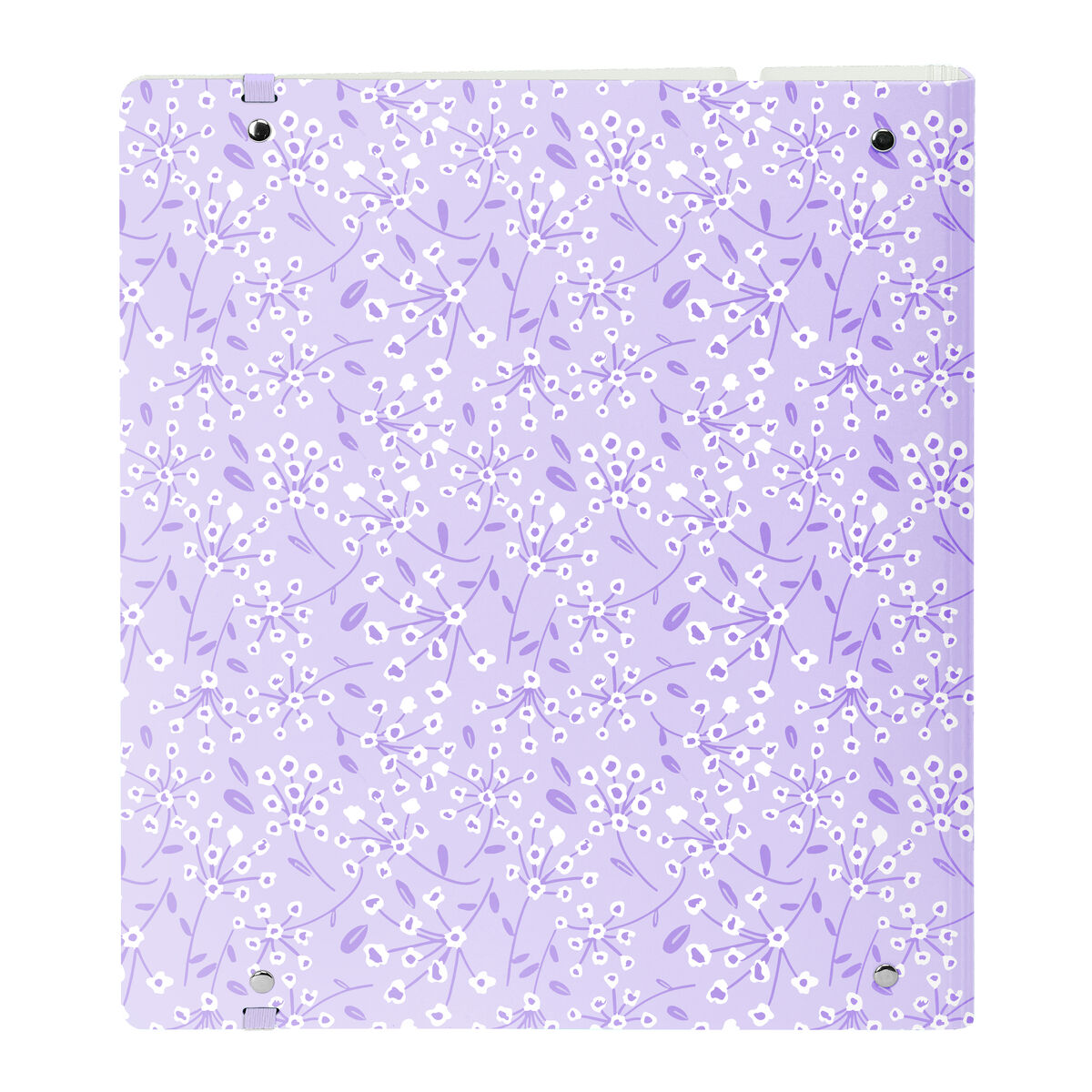 Biblioraft Safta Light purple flowers Mov 27 X 32 X 4 cm