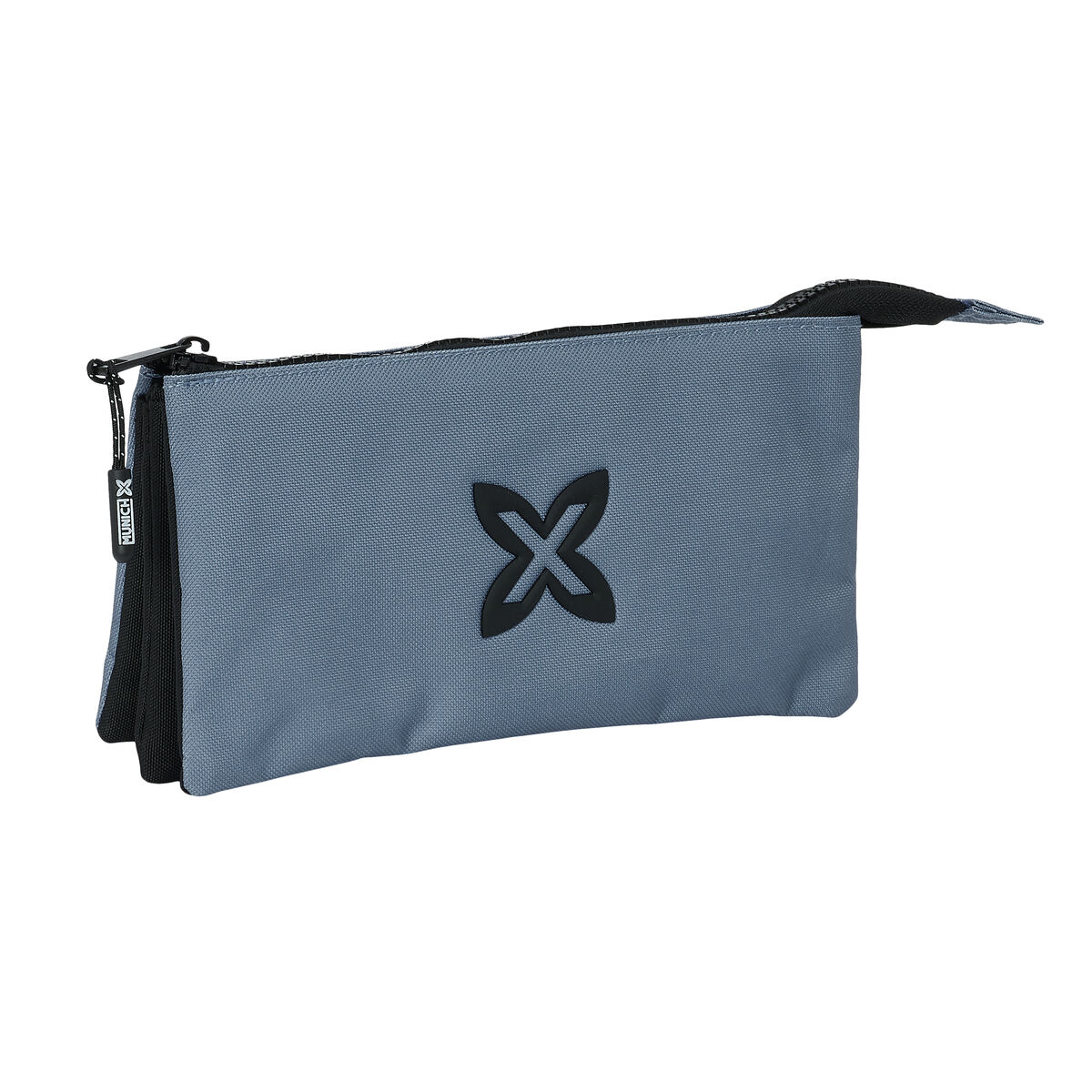 Penar triplu Munich Basic Gri 22 x 12 x 3 cm