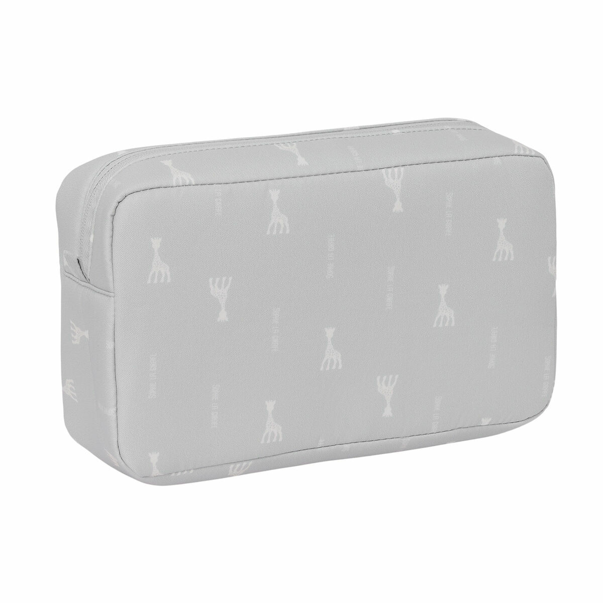 Trusă de Voiaj Sophie la Girafe Gri deschis 28 x 16 x 9 cm