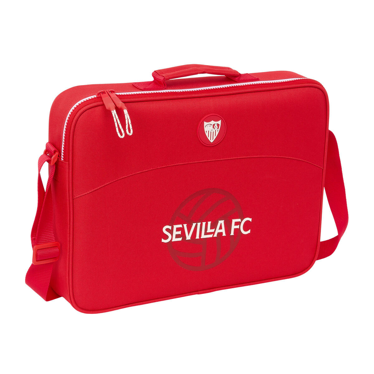 ghiozdan de școală Sevilla Fútbol Club Roșu 38 x 28 x 6 cm