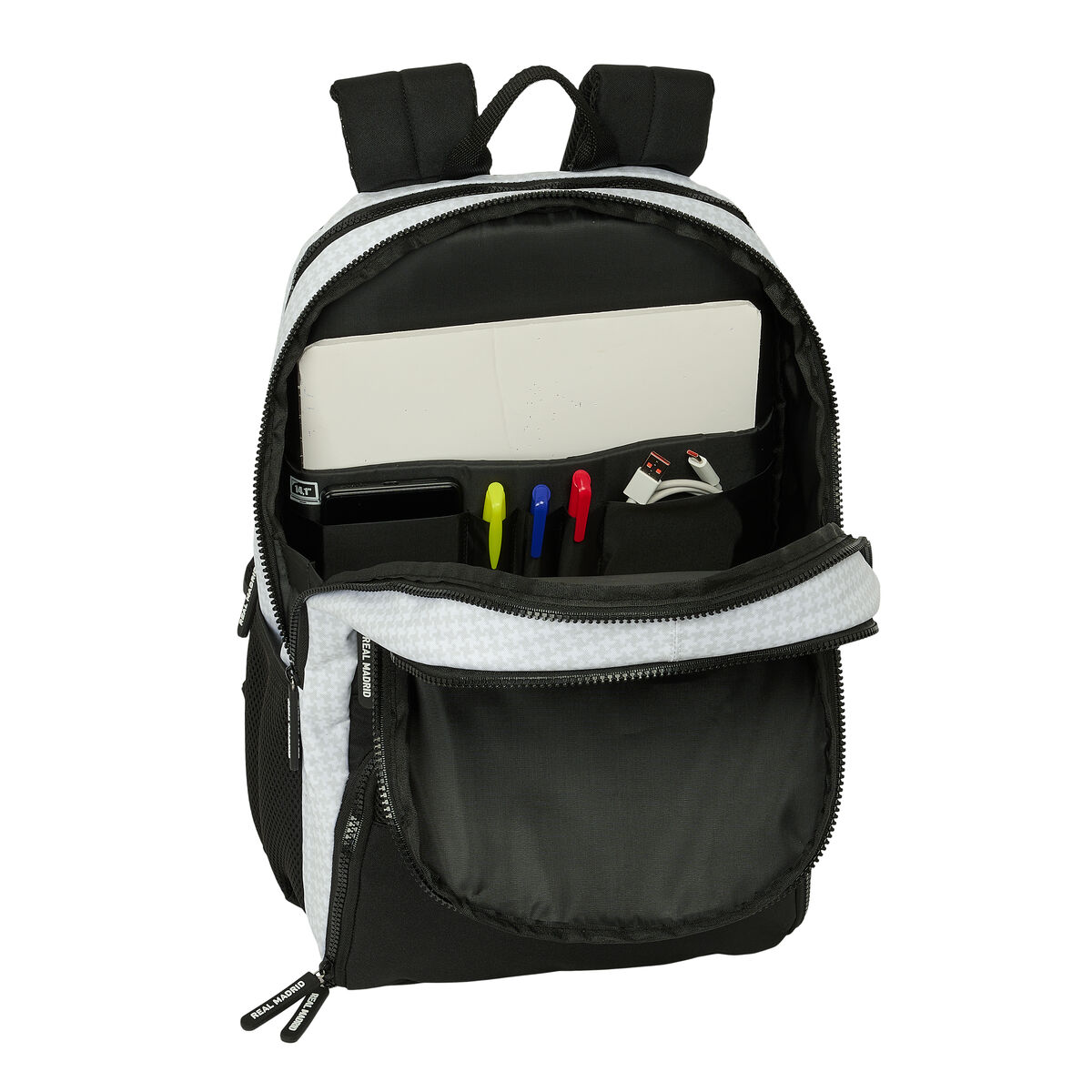 Rucsac de padel Real Madrid C.F. 24/25 Alb Gri