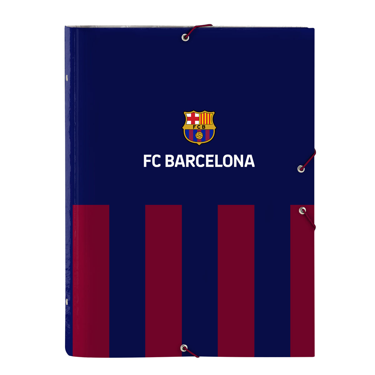 Dosar tip clasor F.C. Barcelona 24/25 Castaniu Bleumarin A4 26 x 33.5 x 4 cm