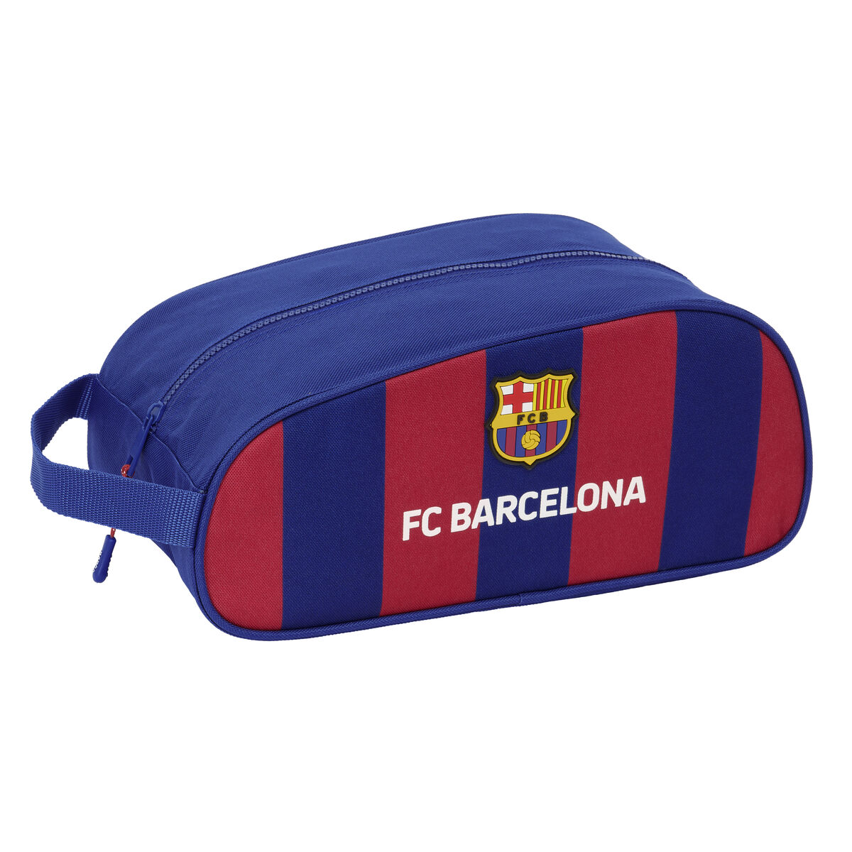 Geantă pentru Încălțăminte de Voiaj F.C. Barcelona Castaniu Bleumarin 34 x 15 x 18 cm