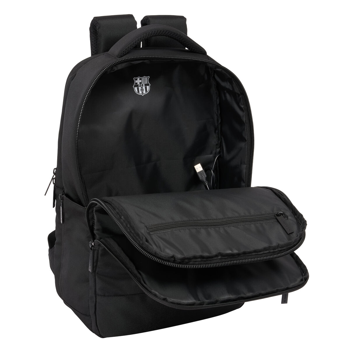 Rucsac pentru Laptop F.C. Barcelona Premium Negru 29 x 44 x 15 cm