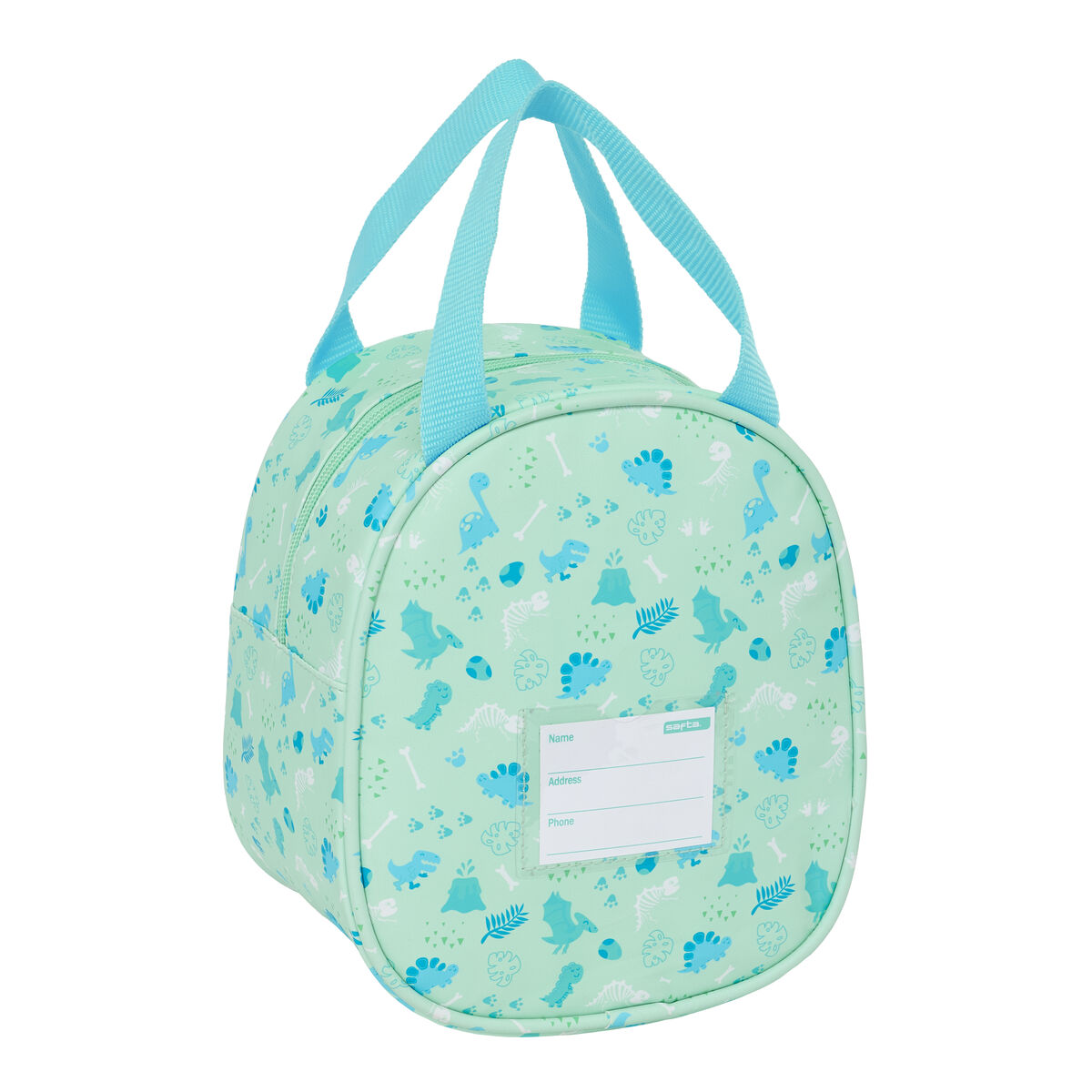 Geantă Termoizolantă pentru Gustări Safta Dino Verde 19 x 22 x 14 cm