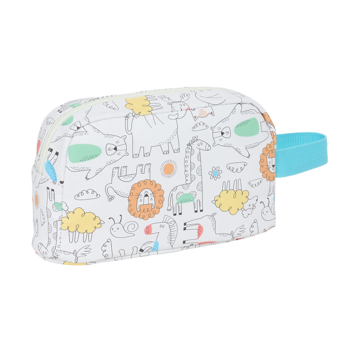 Geantă Termoizolantă pentru Gustări Safta Zoo Bej 21,5 x 12 x 6,5 cm