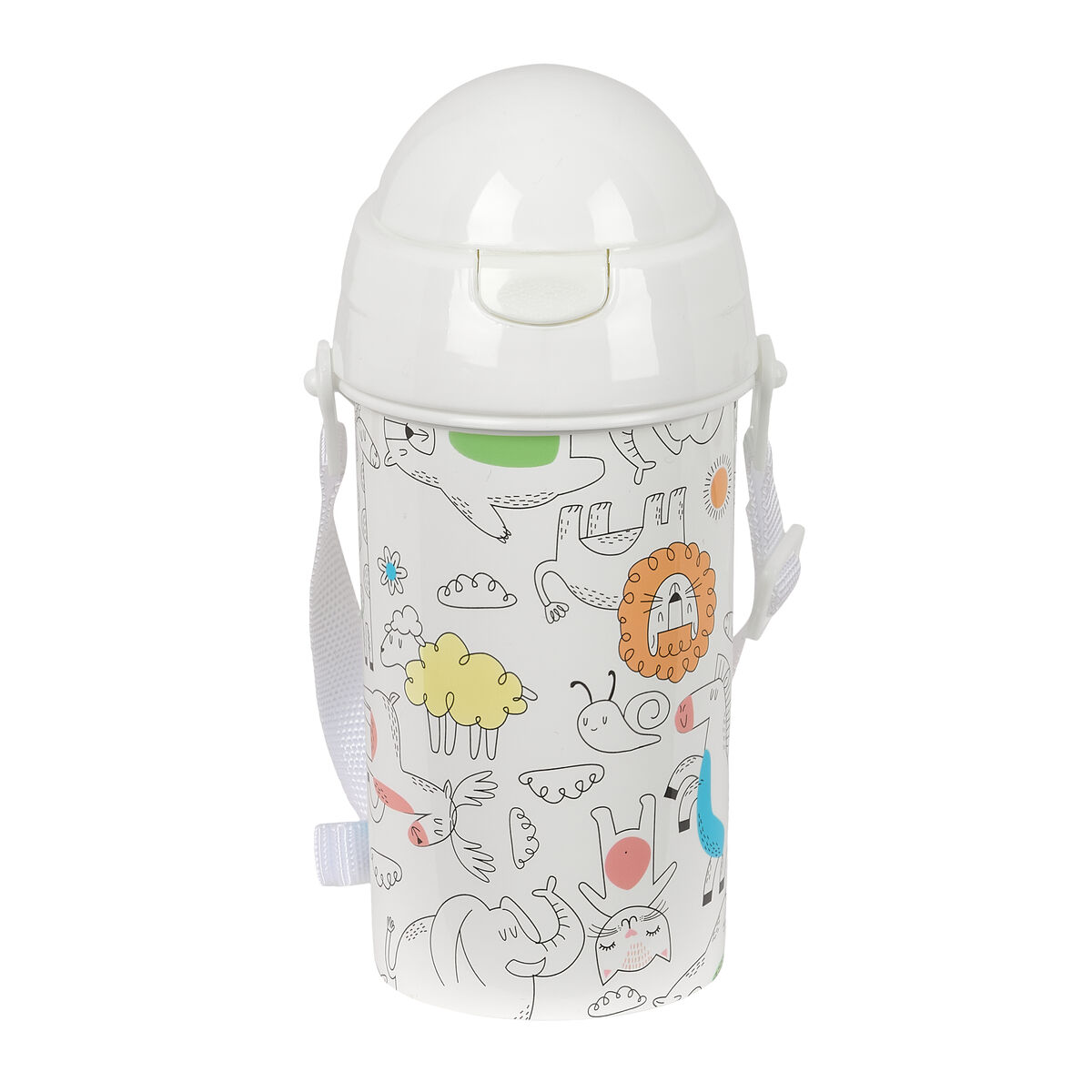 Sticlă de apă Safta Zoo Bej PVC 500 ml