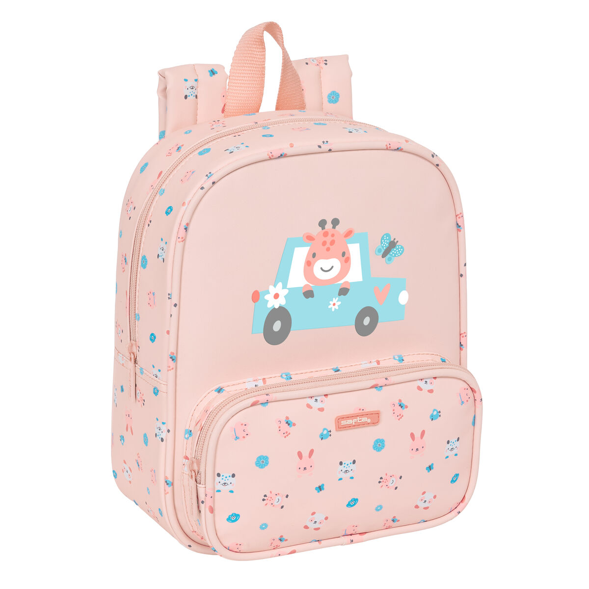 Rucsac pentru Copii Safta Jirafa Coral 22 x 27 x 10 cm